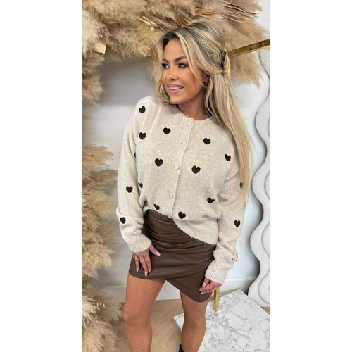 SOFT HARTJES VEST/SWEAT AM710 TAUPE SOFT HARTJES VEST/SWEAT AM710 TAUPE
