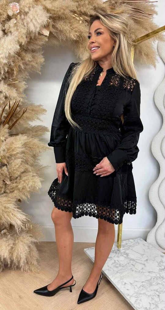 FLAMENCO DRESS 3075 BLACK