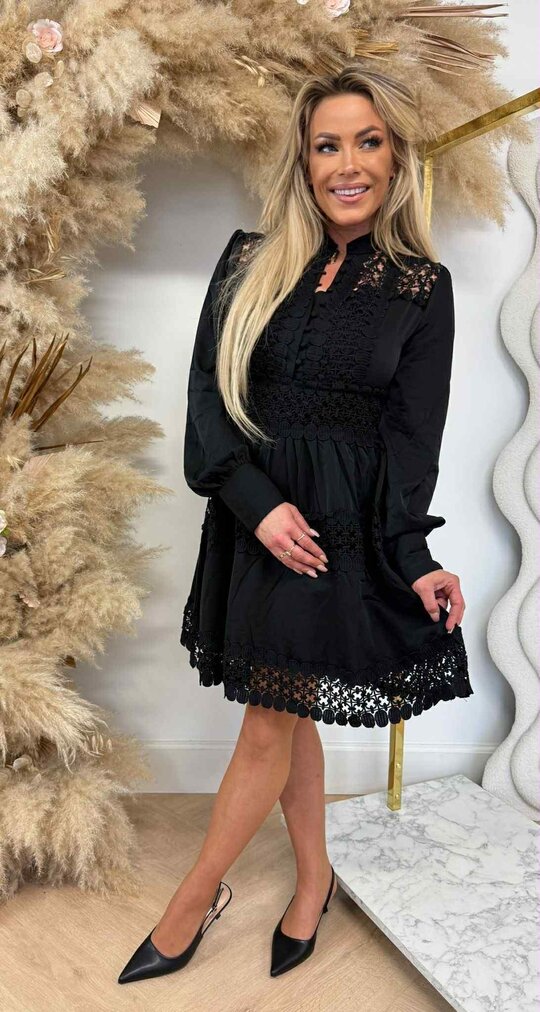 FLAMENCO DRESS 3075 BLACK