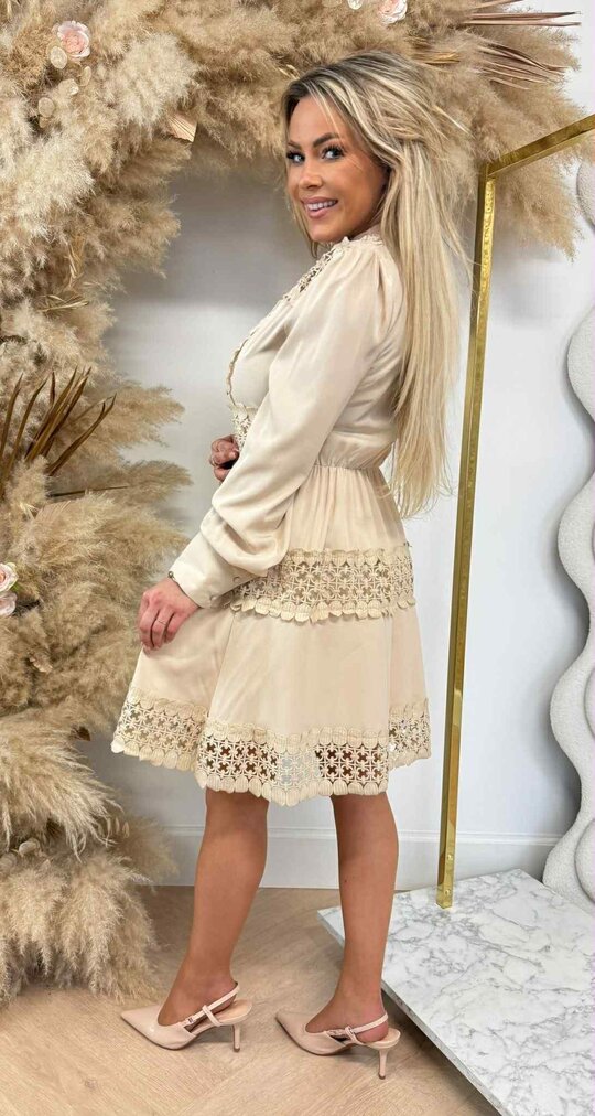 FLAMENCO DRESS 3075 BEIGE