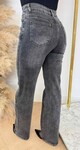SUPER STRETCH WIDE LEG JEANS 876-19 GREY SUPER STRETCH WIDE LEG JEANS 876-19 GREY