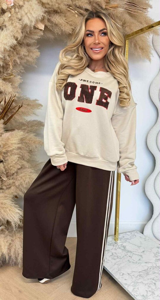 AWESOME ONE SWEATER BEIGE