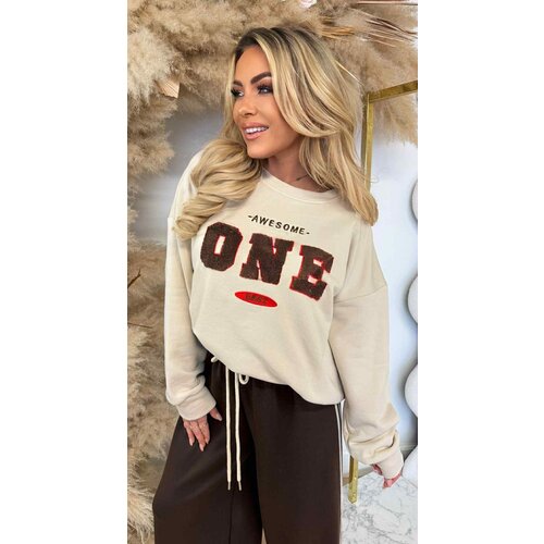 AWESOME ONE SWEATER BEIGE AWESOME ONE SWEATER BEIGE