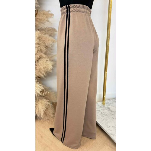 STRAIGHT IN STRIPE PANTS TAUPE STRAIGHT IN STRIPE PANTS TAUPE