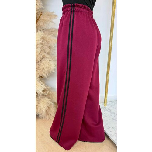 STRAIGHT IN STRIPE PANTS BORDEAUX STRAIGHT IN STRIPE PANTS BORDEAUX