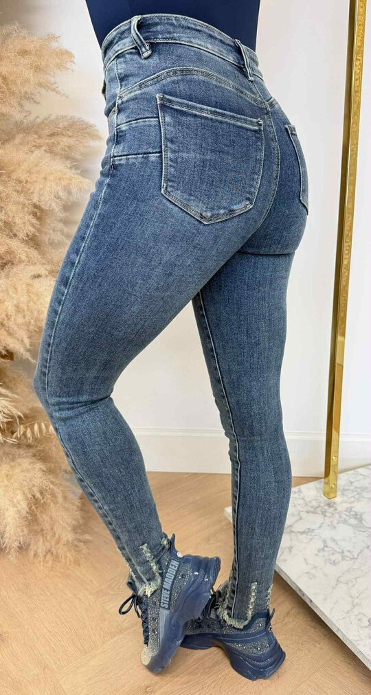 PUSH UP SKINNY 5368-1 DENIMBLUE