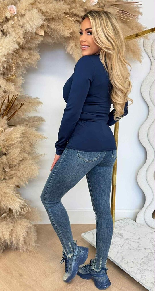 BASIC LONG SLEEVE TEE NAVY BASIC LONG SLEEVE TEE NAVY