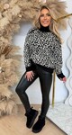LEOPRAD TURTLE NECK SWEAT PK328 BLACK LEOPRAD TURTLE NECK SWEAT PK328 BLACK