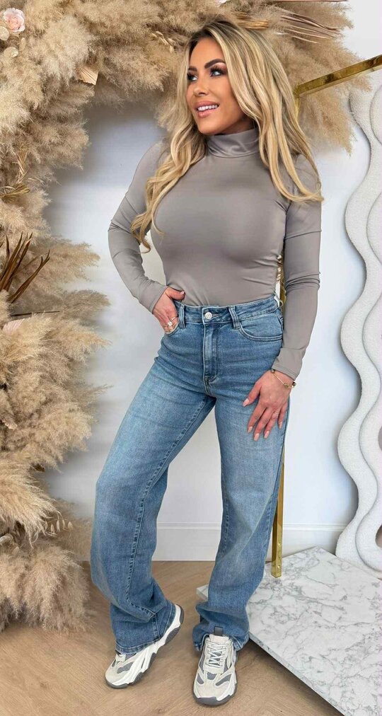 KOL BASIC LONG SLEEVE TAUPE KOL BASIC LONG SLEEVE TAUPE