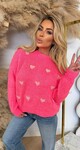 HARTJES STRIPE SWEAT 7981 PINK HARTJES STRIPE SWEAT 7981 PINK