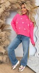 HARTJES STRIPE SWEAT 7981 PINK HARTJES STRIPE SWEAT 7981 PINK