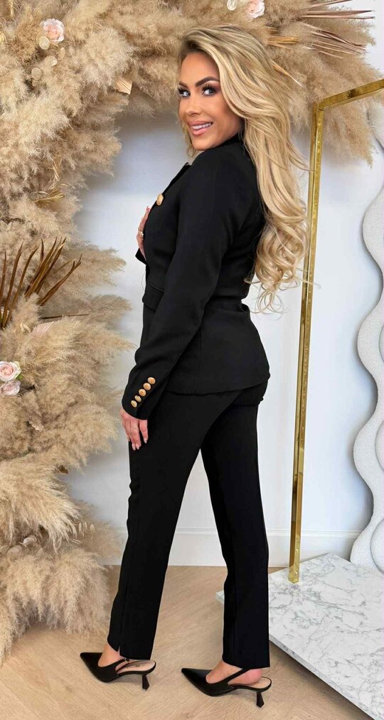 STACY BLAZER V195 BLACK