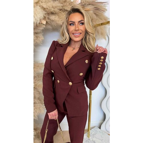 STACY BLAZER V195 BORDEAUX