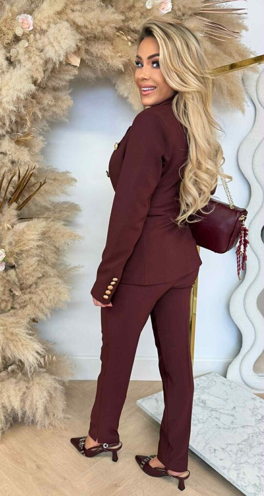 STACY BLAZER V195 BORDEAUX STACY BLAZER V195 BORDEAUX
