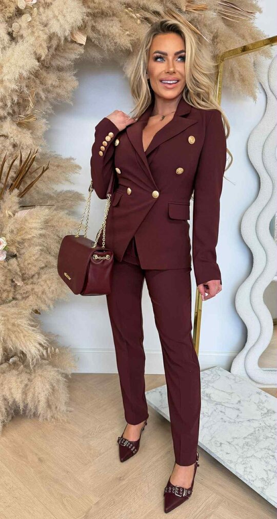 STACY BLAZER V195 BORDEAUX STACY BLAZER V195 BORDEAUX
