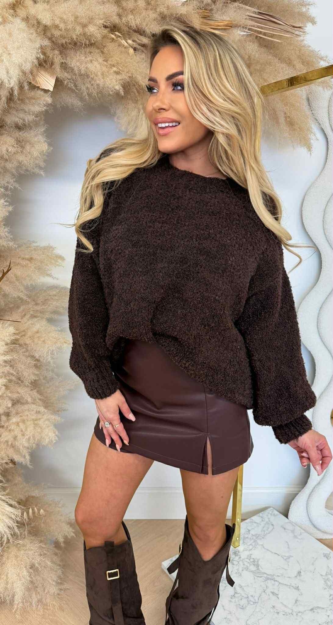 BEARABLE TEDDY SWEAT CHOCO BEARABLE TEDDY SWEAT CHOCO