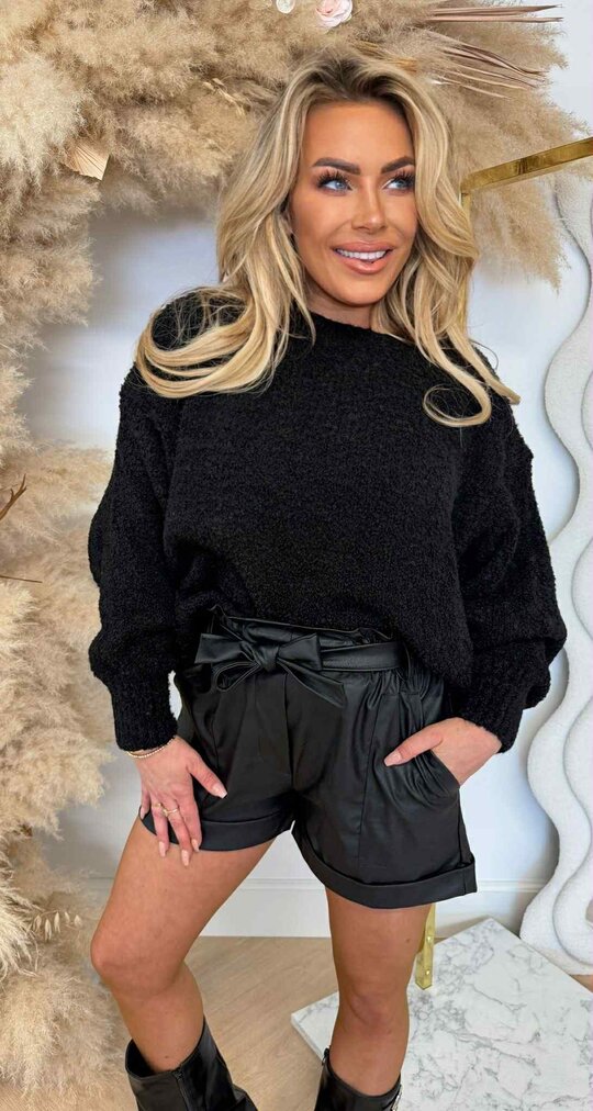 BEARABLE TEDDY SWEAT BLACK