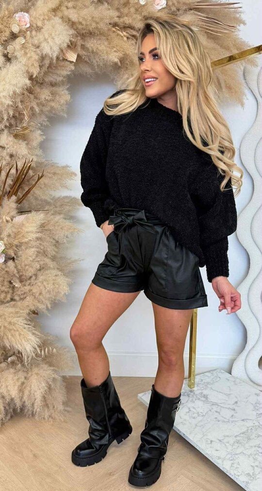 BEARABLE TEDDY SWEAT BLACK