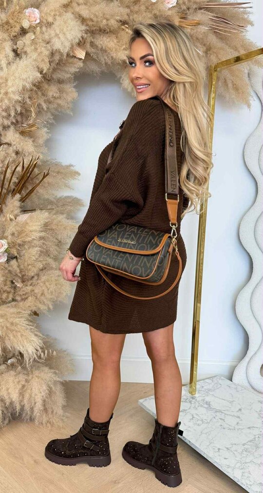 OVERSIZED RIBBEL TRUI CHOCO