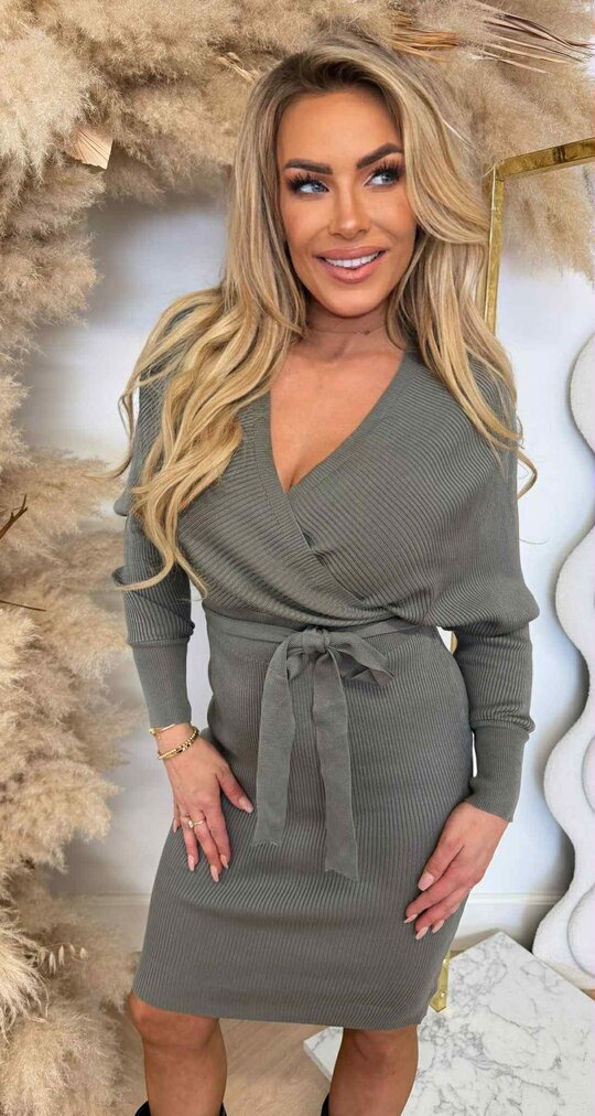 VENESSA DRESS 5902 OLIVE VENESSA DRESS 5902 OLIVE