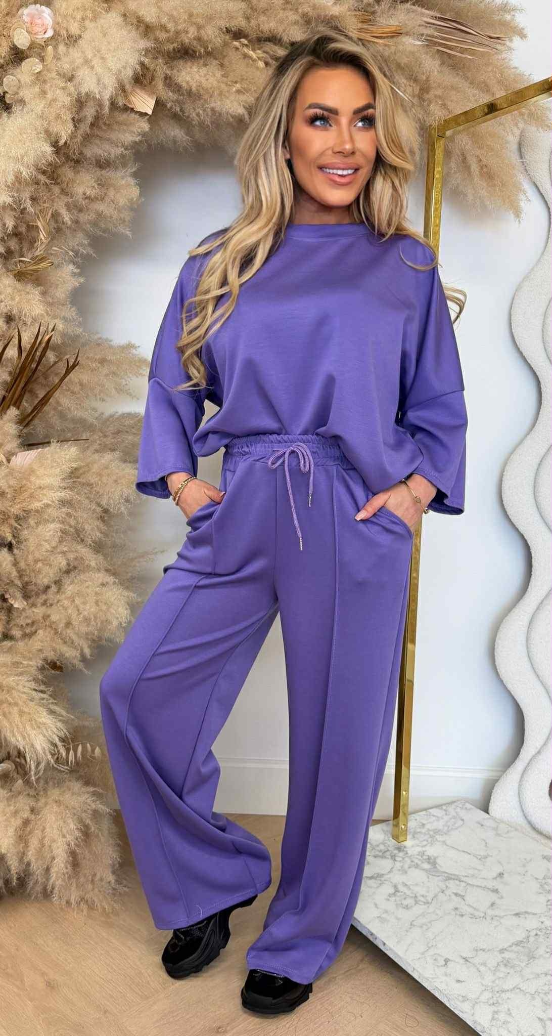 SARAH 2 PIECE SET PURPLE SARAH 2 PIECE SET PURPLE