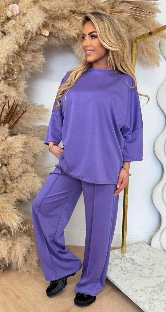 SARAH 2 PIECE SET PURPLE SARAH 2 PIECE SET PURPLE