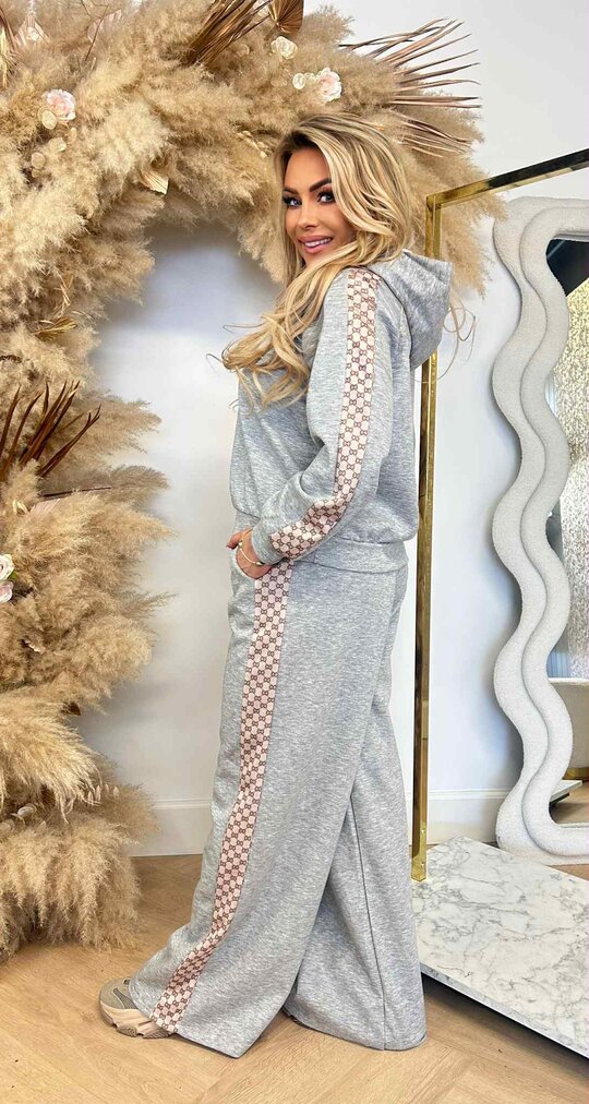 HOODIE LOGO SETJE GREY HOODIE LOGO SETJE GREY