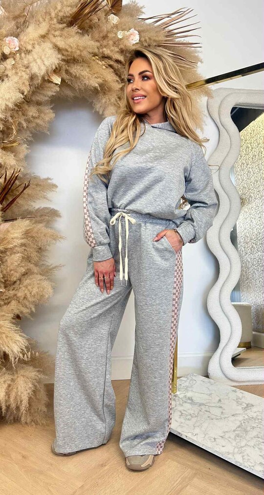 HOODIE LOGO SETJE GREY HOODIE LOGO SETJE GREY