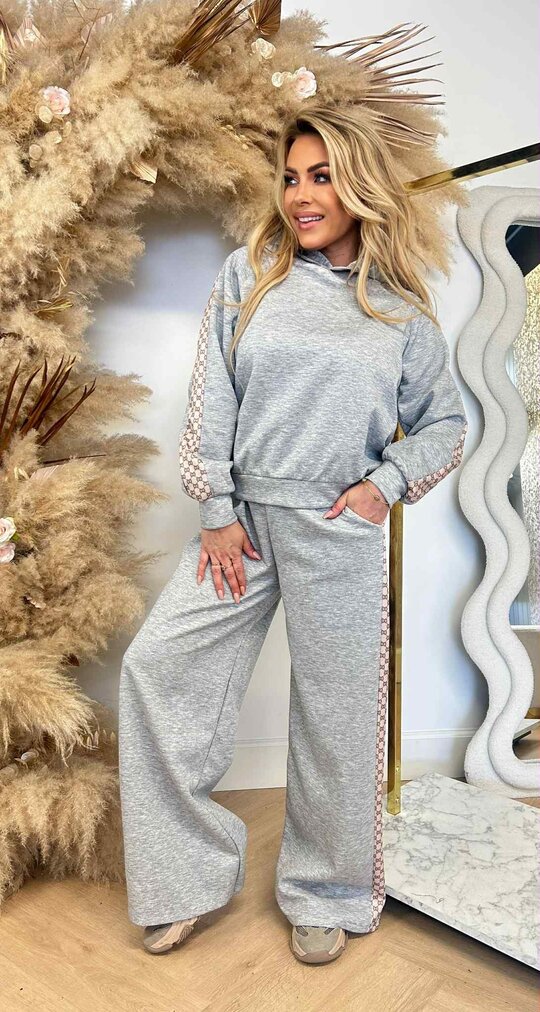 HOODIE LOGO SETJE GREY HOODIE LOGO SETJE GREY