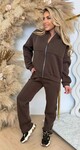 COZY ZIP FLEECE SET CHOCO COZY ZIP FLEECE SET CHOCO