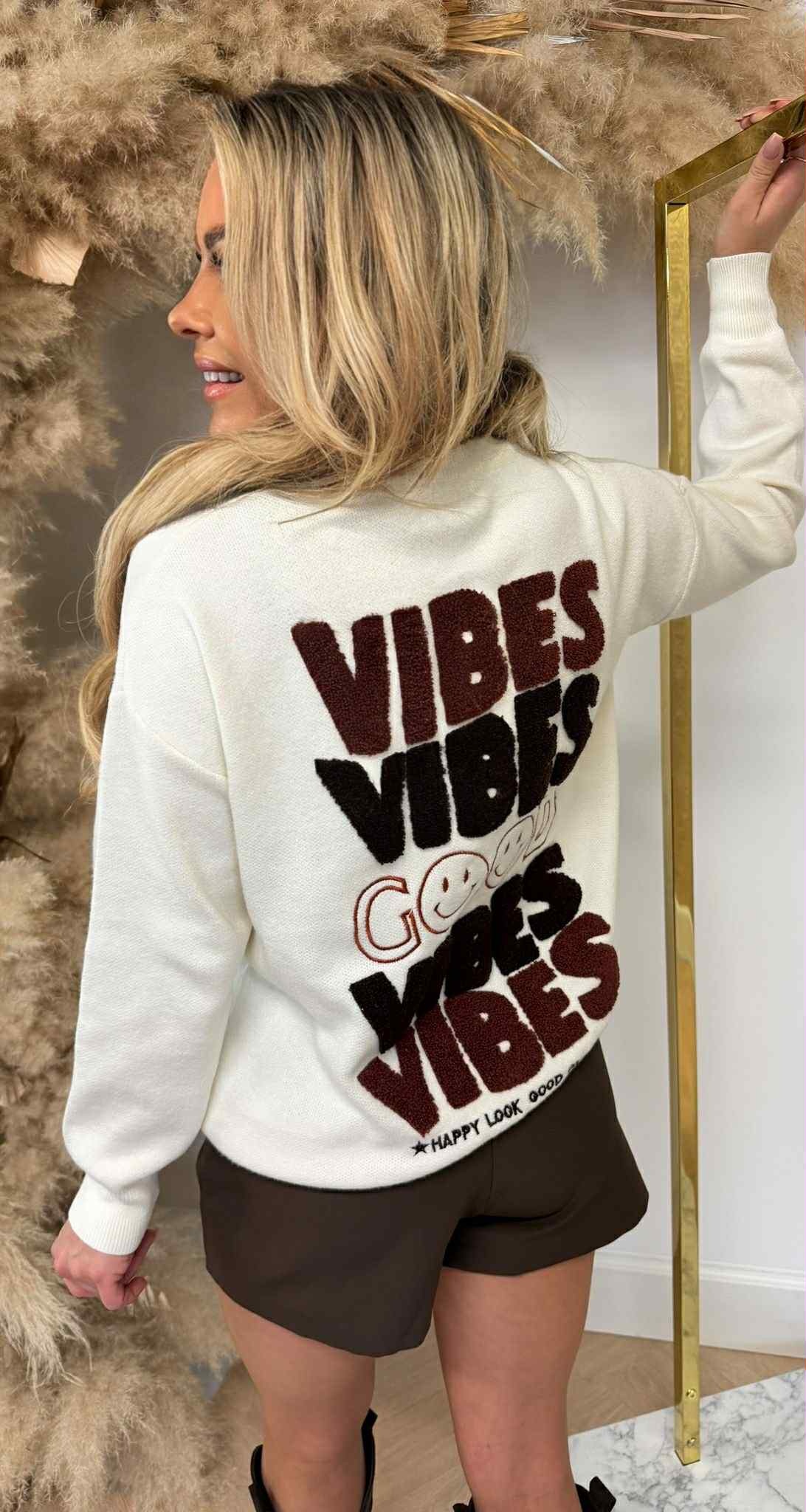 VIBES SWEAT AM816 LIGHTBEIGE VIBES SWEAT AM816 LIGHTBEIGE