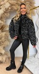 SEQUIN WINTERJACKET/BODYWARMER  2018 BLACK