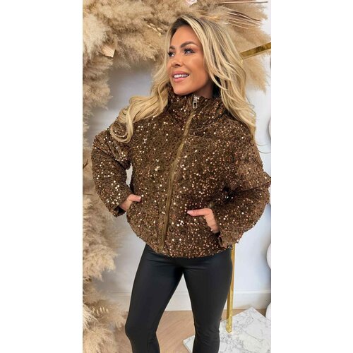 SEQUIN WINTERJACKET/BODYWARMER 2018 CHOCO SEQUIN WINTERJACKET/BODYWARMER 2018 CHOCO