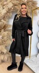 SUEDINE TRENCHCOAT BLACK SUEDINE TRENCHCOAT BLACK