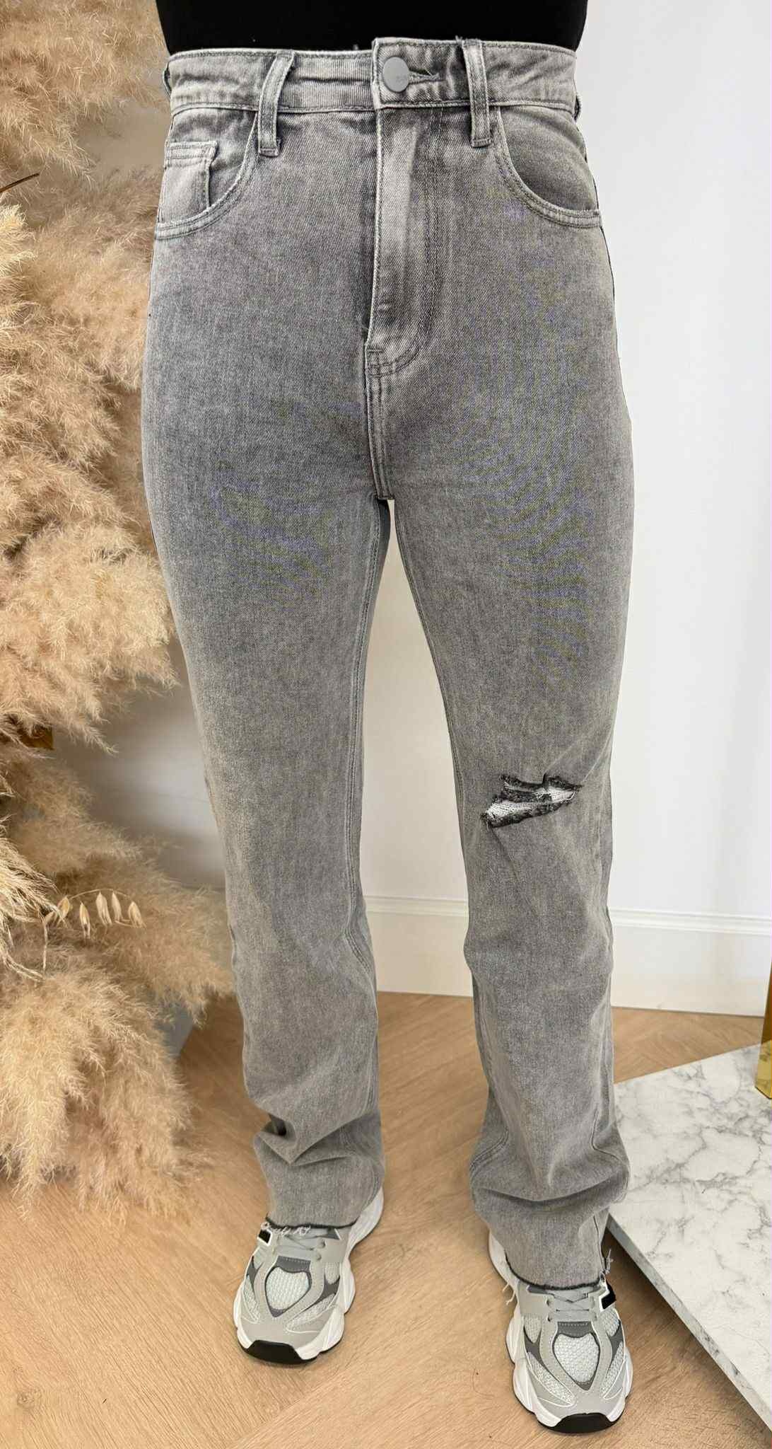 STRAIGHT JEANS 2308 GREY
