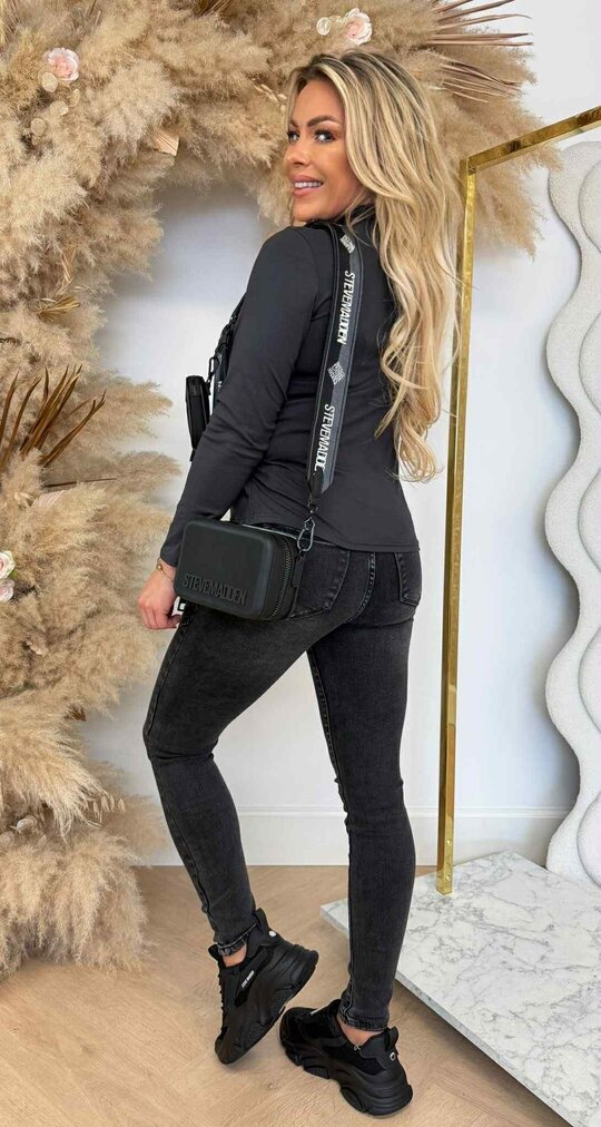 YU & ME TURTLE NECK LONG SLEEVE 12107 DARKGREY