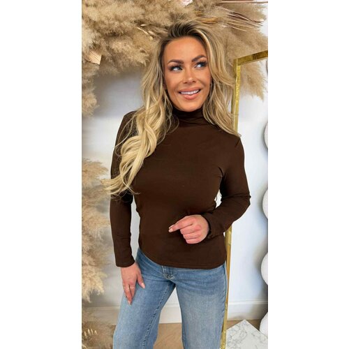 YU & ME TURTLE NECK LONG SLEEVE 12107 CHOCO YU & ME TURTLE NECK LONG SLEEVE 12107 CHOCO