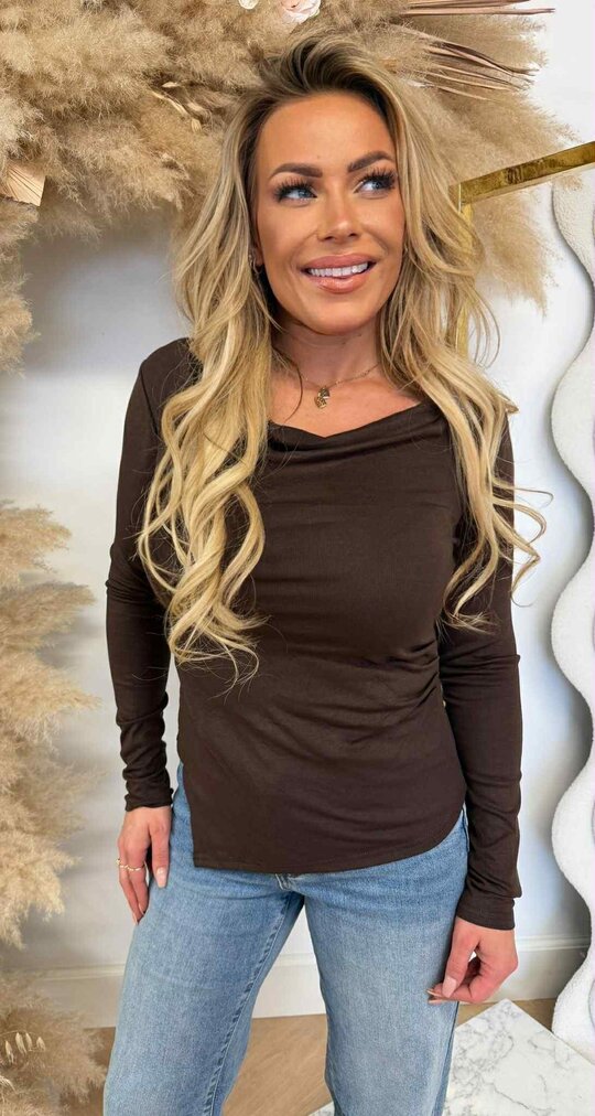 TESS LONGSLEEVE 9968 CHOCO TESS LONGSLEEVE 9968 CHOCO