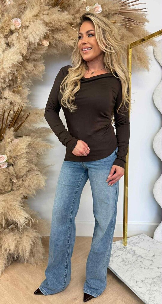 TESS LONGSLEEVE 9968 CHOCO TESS LONGSLEEVE 9968 CHOCO