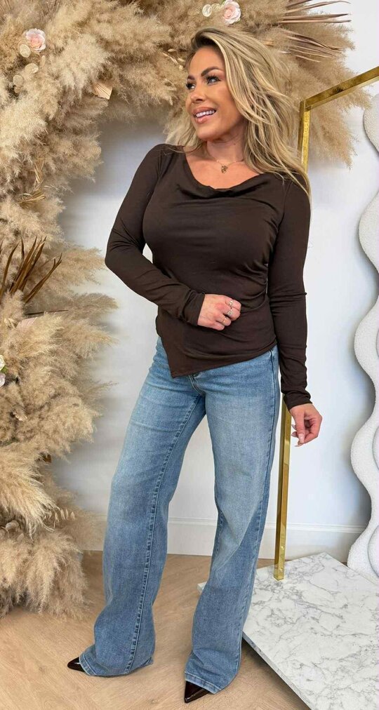 TESS LONGSLEEVE 9968 CHOCO TESS LONGSLEEVE 9968 CHOCO