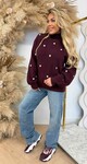 TURTLE NECK HARTJES SWEAT 692 BORDEAUX TURTLE NECK HARTJES SWEAT 692 BORDEAUX
