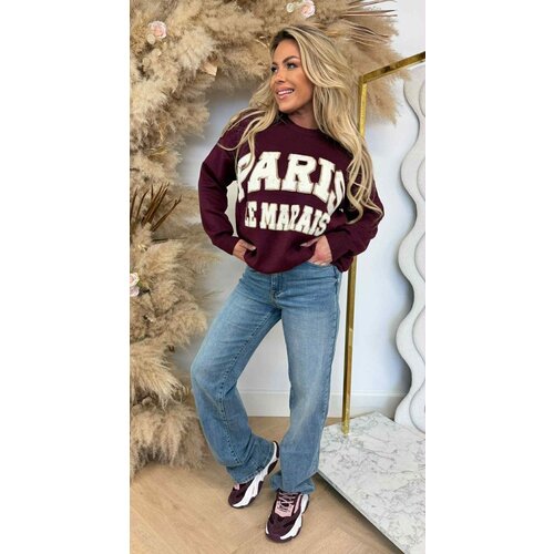PARIS TEDDY SWEAT 829 BORDEAUX PARIS TEDDY SWEAT 829 BORDEAUX