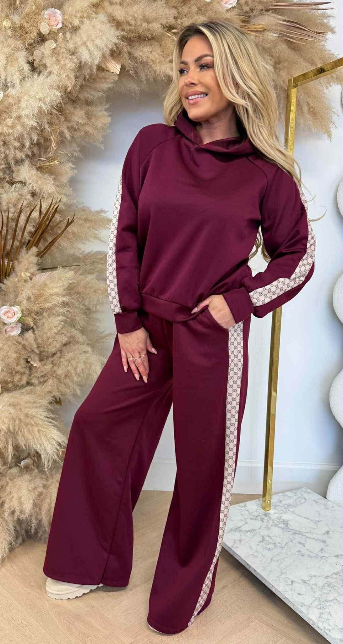 HOODIE LOGO SETJE BORDEAUX