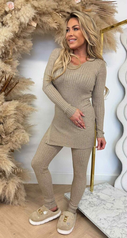 COZY V RIB PAK 167 TAUPE