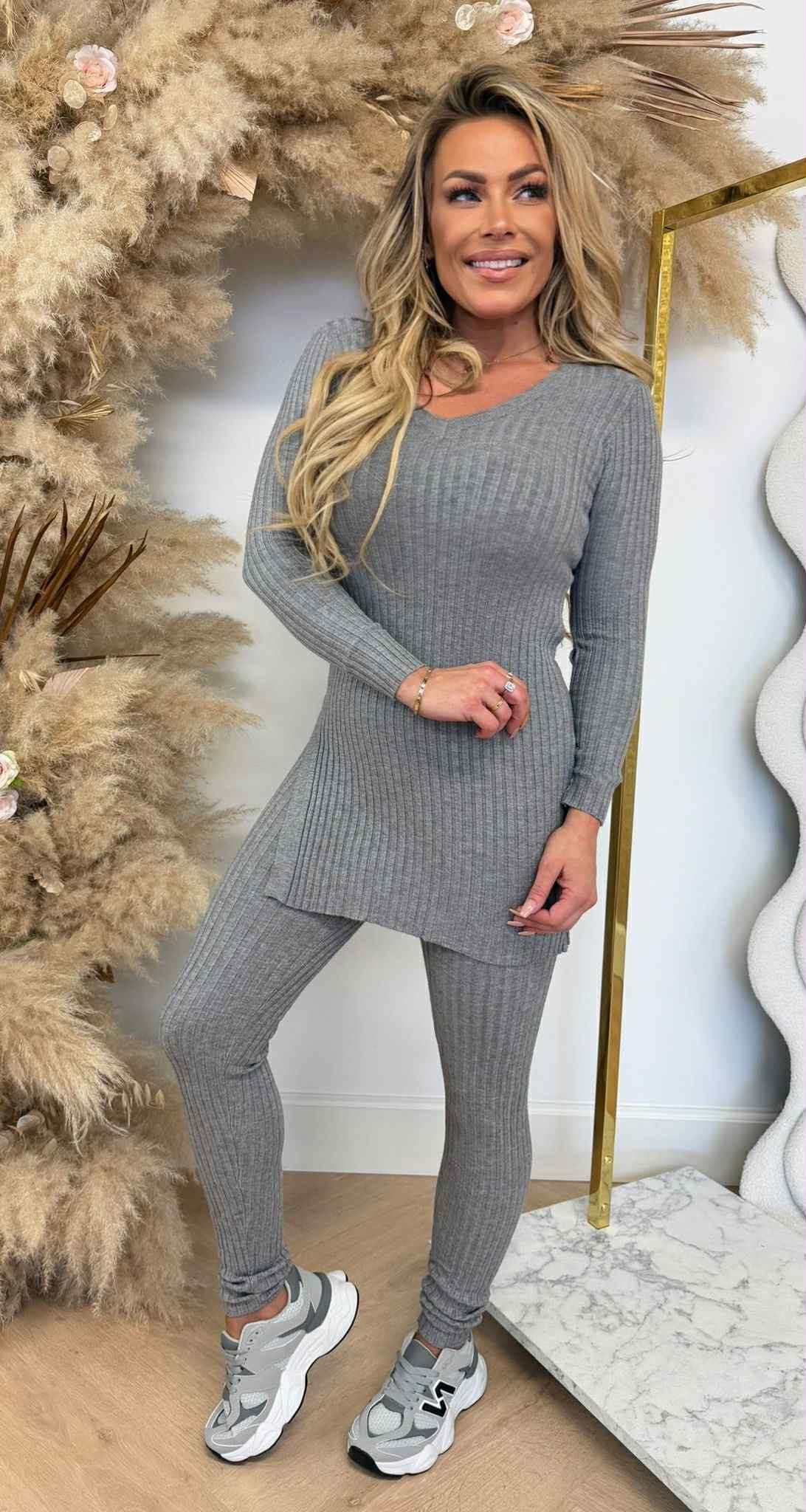 COZY V RIB PAK 167 GREY