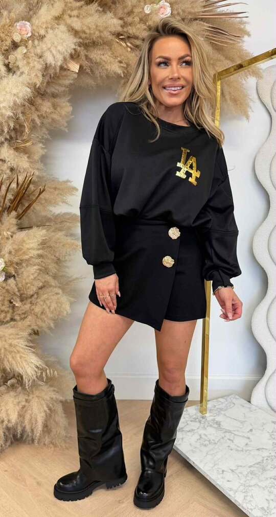 LA BASIC SWEAT BLACK