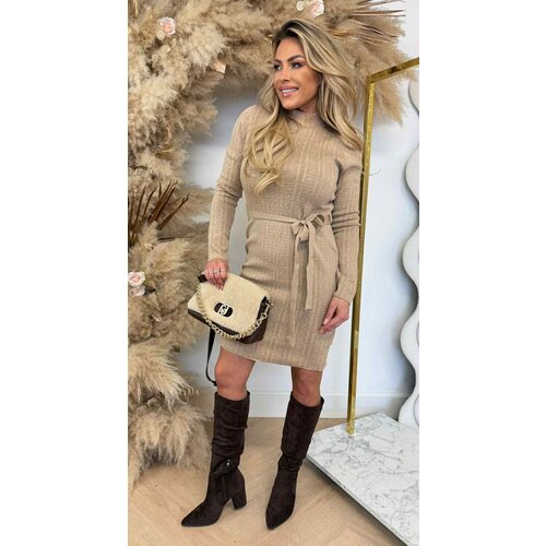 FENNIE LUS DRESS 9133 BEIGE