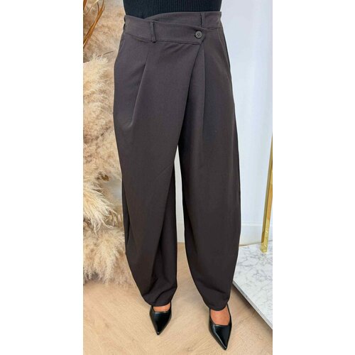 FOLIELOOK WIDE LEG PANTALON CHOCO FOLIELOOK WIDE LEG PANTALON CHOCO