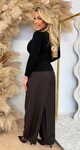 MILEY TURTLE BASIC RIB TOP 18002 BLACK