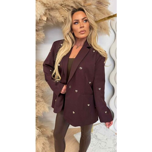 LUXURY HARTJES BLAZER L062 BORDEAUX